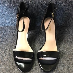 Nine West Women's Pruce Synthetic Heels SIZE 8.5 - Black-NIB FAST SHIPPING!